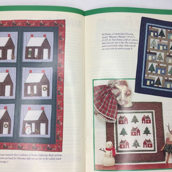 Vintage 1995 Chitra Publications Houses Mini Classics Quilt Pattern Design Book - Picture 5 of 9